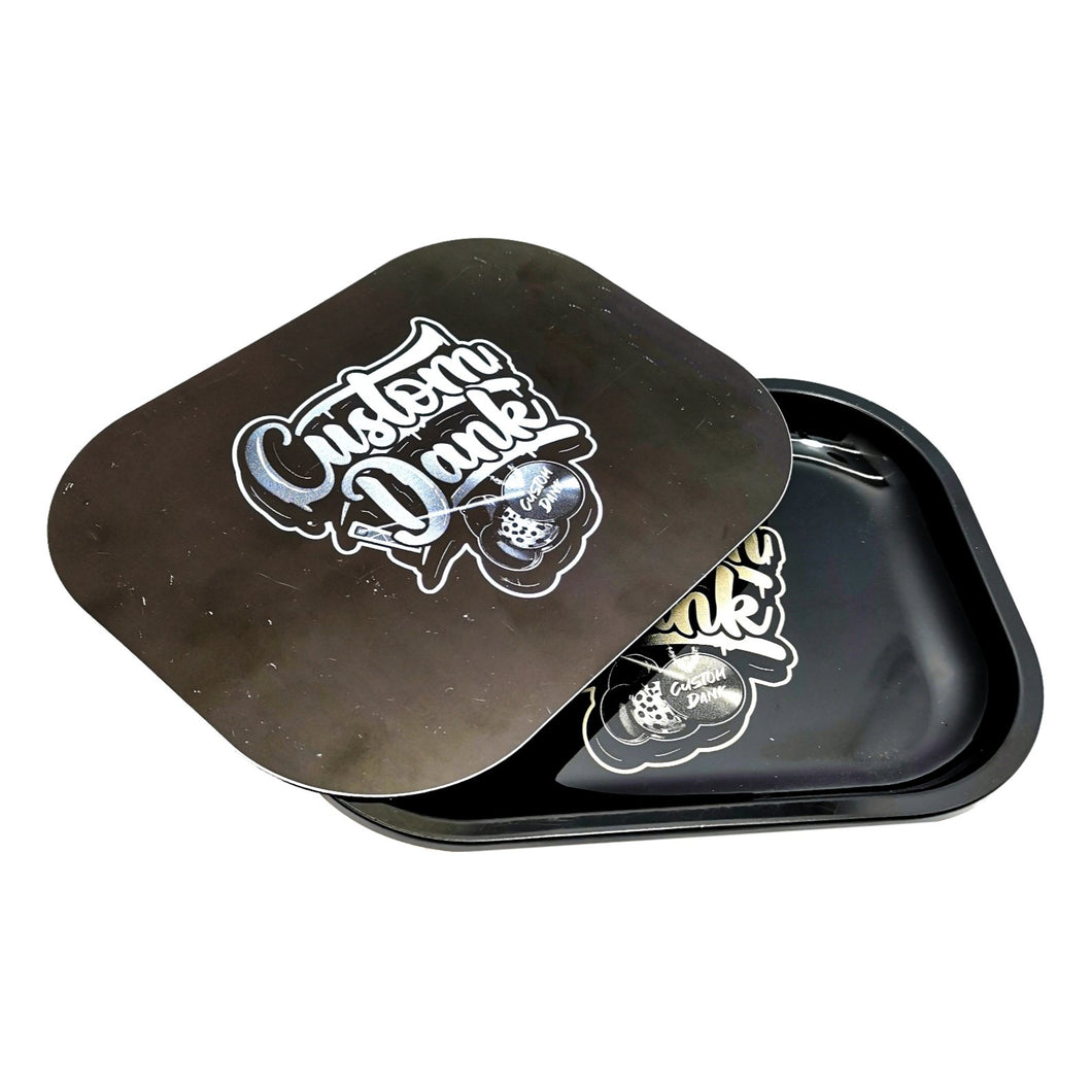Custom Engraved Rolling Tray With Engraved Magnetic Lid -With Your Logo/image/text