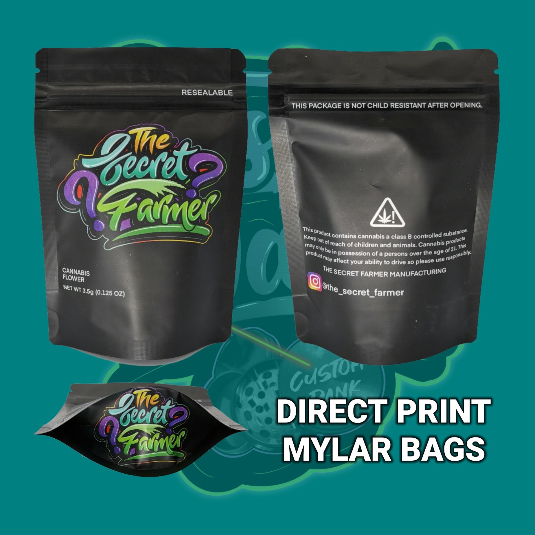 Premium Direct Printed Mylar Bags