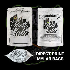 CUSTOMISED DIRECT PRINT Mylar Bags