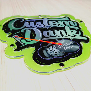 Custom Colour Print Die Cut Acrylic Rolling Tray - Shape of your logo