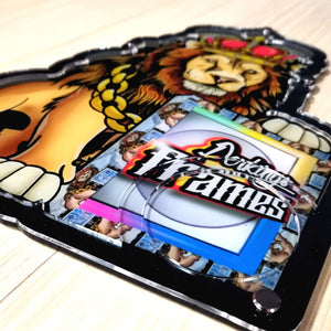 Custom Colour Print Die Cut Acrylic Rolling Tray - Shape of your logo