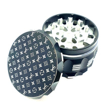 Load image into Gallery viewer, Custom Engraved 63mm Beast Black 4 Part Herb Grinder -With Your Logo/image