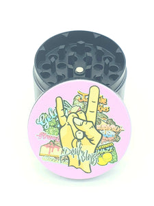 Colour Print 50mm 4 Part Herb Grinder -With Your Logo