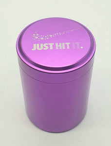 Custom Engraved Stash Pot Purple - With Your Logo/Image/Text