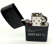 Load image into Gallery viewer, Custom Engraved Petrol lighter Black- With Your Logo/Image/Text