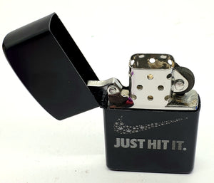 Custom Engraved Petrol lighter Black- With Your Logo/Image/Text