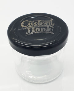 Custom Engraved 25ml Glass Jar - With Your Logo/Image