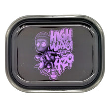 Load image into Gallery viewer, Custom Engraved Tin Rolling Tray Black-  With Your Logo/Image