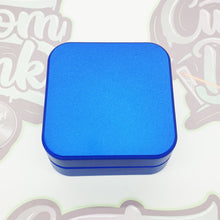 Load image into Gallery viewer, Custom Engraved 55mm 2 Part Blue Cube Grinder -With Your Logo/image/text