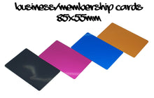 Load image into Gallery viewer, Custom 0.2mm Steel Membership/Business Cards - With Your Logo &amp; Details