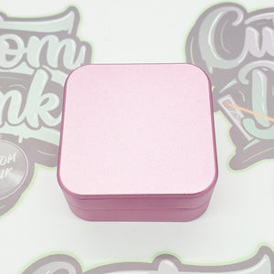 Custom Engraved 55mm 2 Part Pink Cube Grinder -With Your Logo/image/text