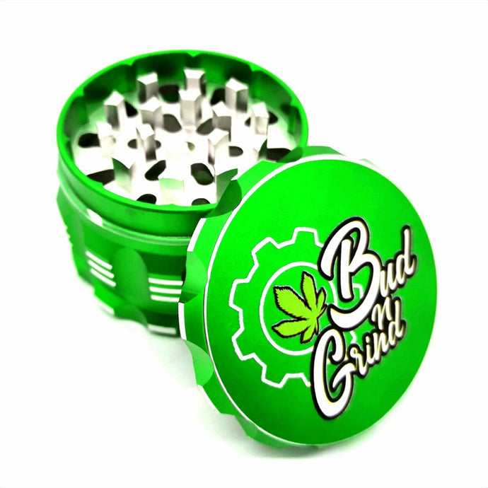 Custom Colour Print Beast Style 63mm 4 Part Herb Grinder Green-With Your Logo