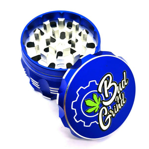 Custom Colour Print Beast Style 63mm 4 Part Herb Grinder Blue-With Your Logo